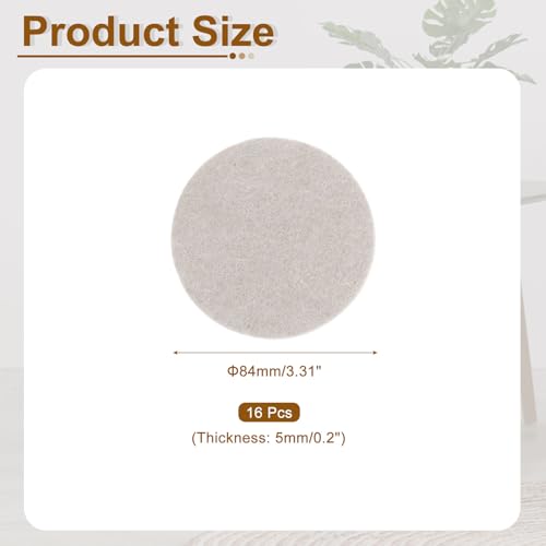 Pinzas redondas para muebles autoadhesivas: proteja sus suelos de madera con uxcell 3