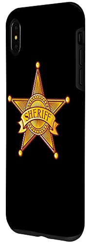 Iphone Xs Max Sheriff Badge Uniforms Costume Case #TOP1
