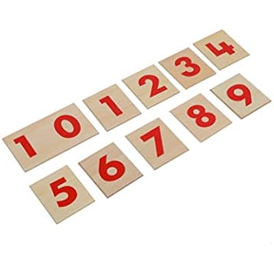 Adena Montessori Cards & Counters - Math Games & Teaching Numbers Counting Toys
