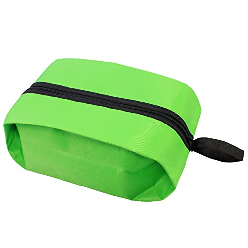 Bolsa de almacenamiento de zapatos impermeable y portatil para zapatillas verdes