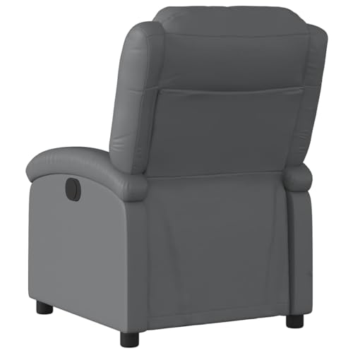 Gecheer Massagesessel Relaxsessel Grau Kunstleder, Relaxsessel Fernsehsessel Lesesessel für Wohnzimmer Schlafzimmer Leseecke Gästezimmer3205901 – Bild 5