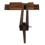 FOMIYES Supporto in Legno per Lampada da Parete Pieghevole Regolabile, Staffa da Parete per Applique Rustica, Montaggio a Muro per Lampade Sospese in Soggiorno e Zona Lettura