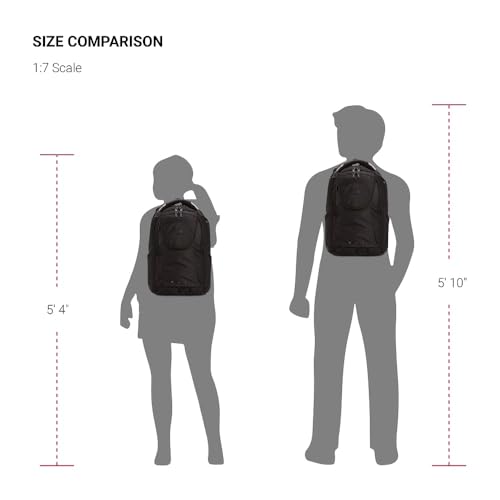 SwissGear 2762 ScanSmart Laptop Backpack, Fits Most 16 Inch Laptops, TSA Friendly, Work, School, Men's and Women's, Black - image 7