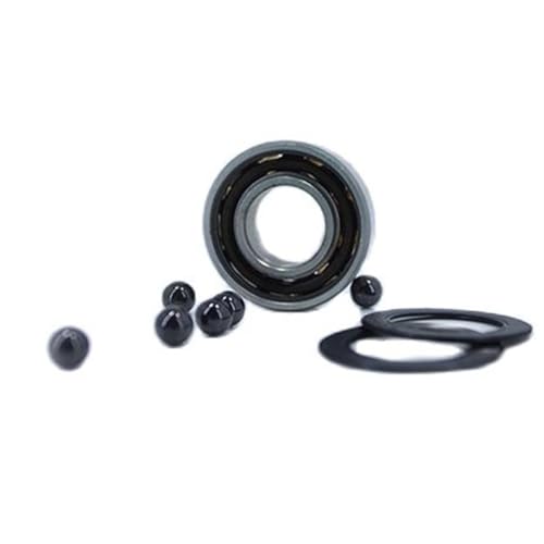 DUKUTS R20-2RS Hybrid Ceramic Bearing 31.75 * 57.15 * 12.7 mm (1 PC) Industry Motor Spindle R20HC Hybrids Si3N4 Ball Bearings 3NC R20RS