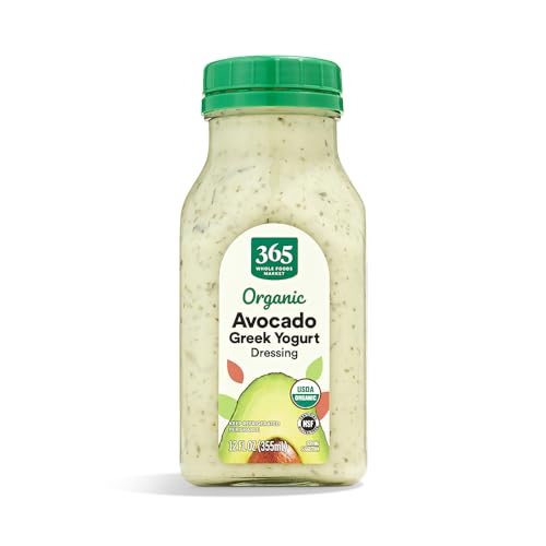 365 By Whole Foods Market, Organic Greek Yogurt Dressing, Avocado Cilantro, 12 Fl Oz