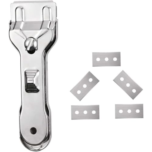 Rascador de limpieza de vidrio para vitrocerámica y cocinas de inducción con 5 cuchillas