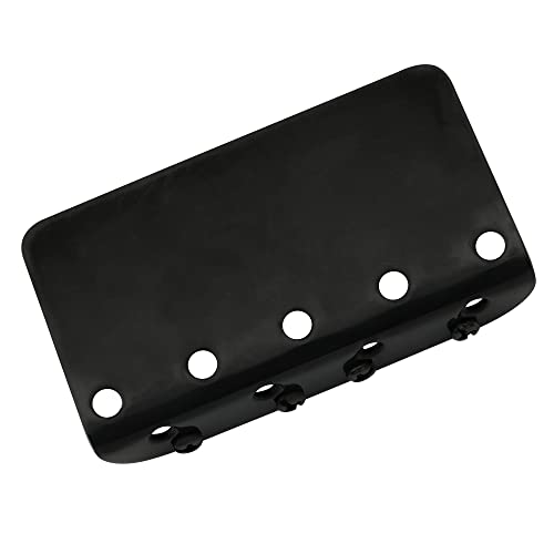 Wilkinson WBBC Vintage 4 String Bass Bridge Brass Saddles for Fender Jazz Precision Bass Black - Image 3
