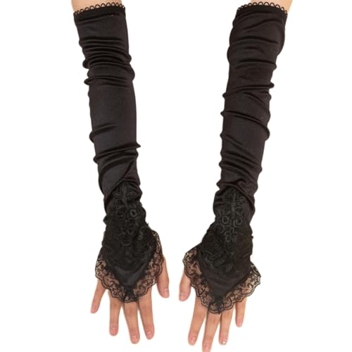 Kangnice Halloween Costume Gloves Comfortable Soft Mittens Women Fashion Beautiful Gloves For Various Ages Accessory