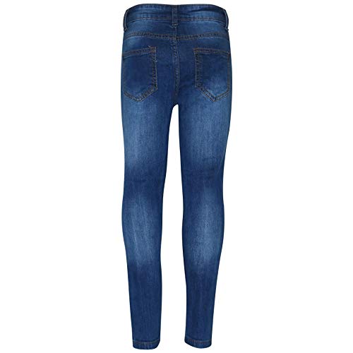Kids Knee Ripped Jeans Denim Comfort Stretch Trousers Pants Boys Age 5-13 Years2