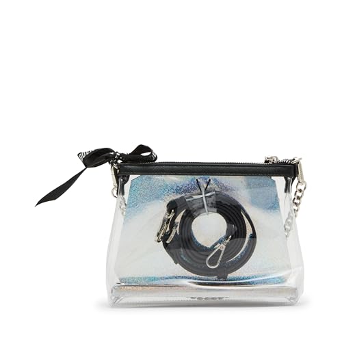 Steve Madden Womens Dominic Clear Pouch With Card Case Gift Set3