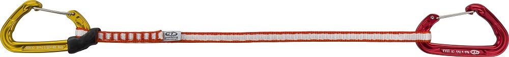 Climbing Technology Fly-Weight Evo Long Set 35 cm Rinvio, Rosso/Giallo, 35 cm
