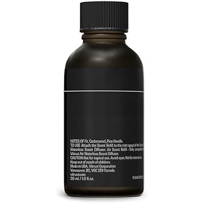Forest Frost Scent Refill for Air Diffuser Woodsy Blend with Fir, Cedarwood & Pine Waterless Oil, 1 fl oz Crisp, Fresh Aroma for Calm & Clarity