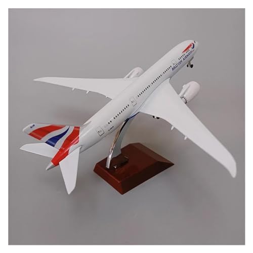 Modelo de avión Boeing 787 de British Airways en miniatura coleccionable de 20cm 5