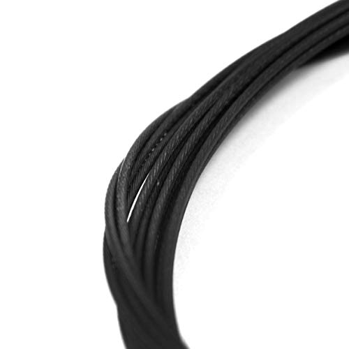 Mbp Bicycle Polymer Coated Stainless Steel Derailleur/Inner Shift Cables Black Pair #TOP1