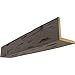 Ekena Millwork BMPC2C0060X120X144HD 2-Sided (L Pecky Cypress Endurathane Faux Wood Ceiling Beam, 6"W x 12"H x 12