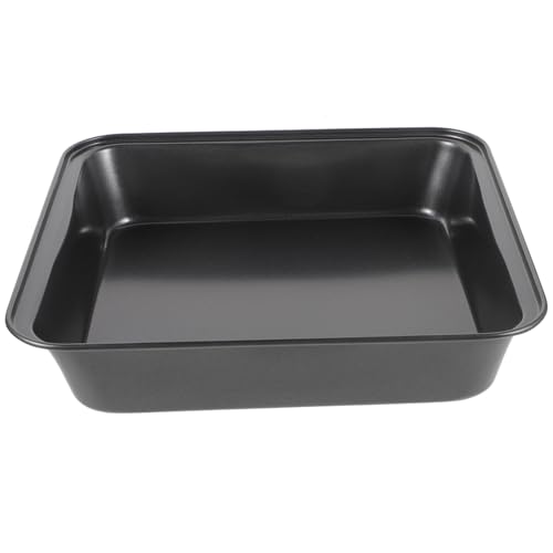 WEKADRIN Bandeja para Hornear Cuadrada al Antiadherente Resistente Altas Temperaturas Ligera y Duradera para Pizza Asados y Repostería Horno Doméstico