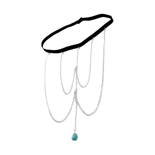 Town Of Trinkets stunning thigh chain (Silver) (B0BHJQ3N1G) Amazon Price History, Amazon Price Tracker
