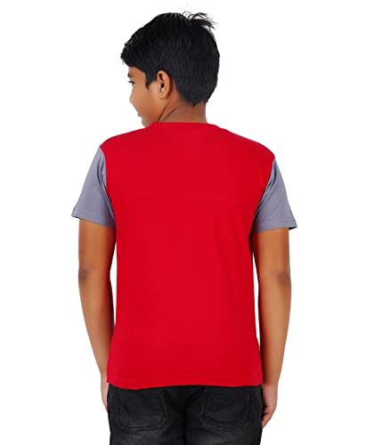 Image of CHECKERSBAY Boys Cotton Printed Half Sleeve T-Shirt