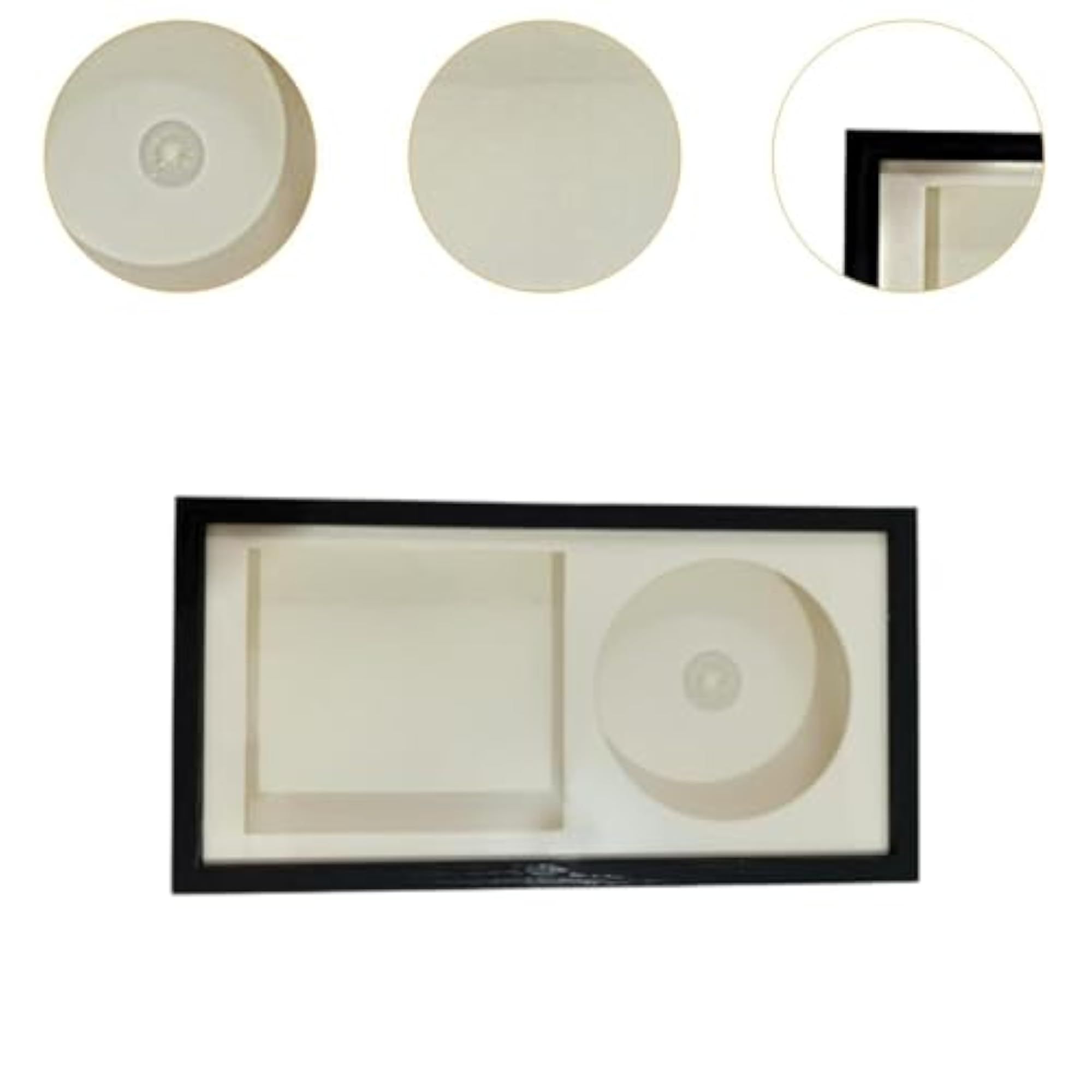 CD Display Stand Wall Art Frame Display Case, Office Decor