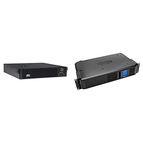 Tripp Lite 2200VA Smart UPS Back Up, Sine Wave, 1920W Line-Interactive, 2U Rackmount, LCD, USB, DB9,(SMART2200RM2U) & 1500VA Smart UPS Battery Back Up, 900W Rack-Mount/Tower, LCD, AVR, USB, DB9