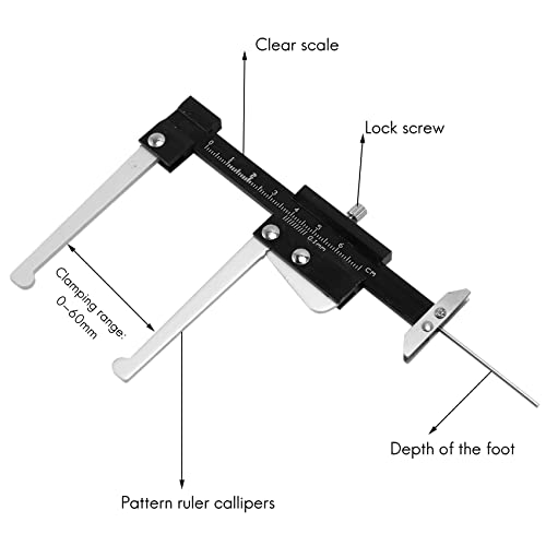 Calibrador Digital para Grosor de Disco de Freno 0-60mm miniatura 4