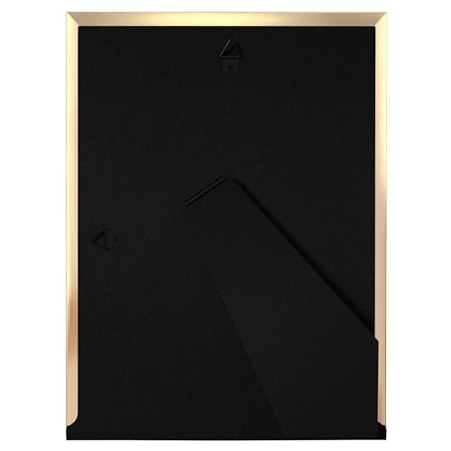Image of eletecpro 5x7 Enamel Picture Frame with Real Glass Cover, Cute Photo Frame with Gold Metal Edge, Horizontal and Vertical Display Pictures 5 by 7 for Tabletop and Wall Decor, Green, 1 Pack
