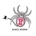 Hitch Critters, Widow Hitch Cover and Brake Light, Black