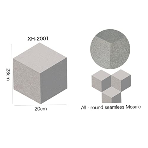 WOONEKY 10 peças de adesivos autoadesivos estilo resistente a arranhões piso europeu PVC espesso res