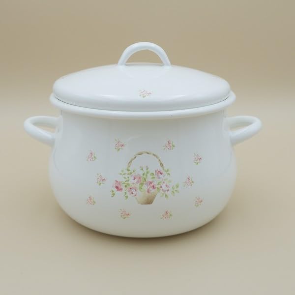 新品未使用旧イマン*ローズバスケット* 片手鍋 イマン ローズ