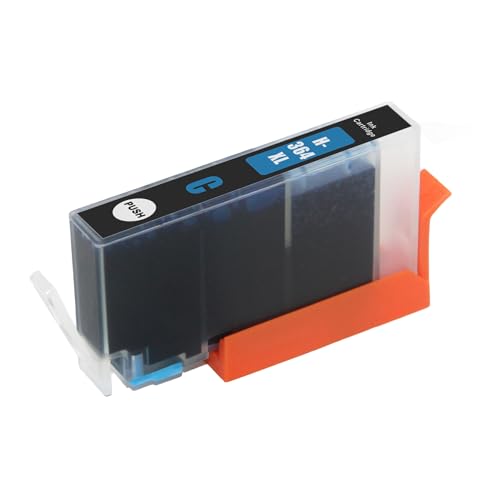 Go Inks Compatible Cyan 364C Ink Cartridge Replacement for HP 364 XL High Capacity for HP Photosmart, DeskJet & OfficeJet Printers (15ml) - 1 Pack