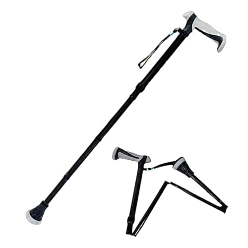 Aquafix すべての地形の杖 伸縮ステッキ 杖 一本杖 折りたたみ杖 軽量 多機能 敬老の日/母の日/父の日プレゼント 男女兼用