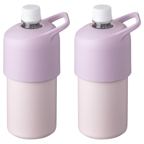 �A�g���X �y�b�g�{�g���z���_�[ 2�Z�b�g ���� 500ml 650ml �ۗ� �ۉ� �y�b�g�{�g���N�[���[ �^��f�M ������t�� �X�e�����X �y�b�g�{�g���J�o�[ �J���r�i �p�`�y�b�g�{�g���Ή� �{�g���C���{�g�� ���C���b�N×�s���N ABIB-C2LIXPK