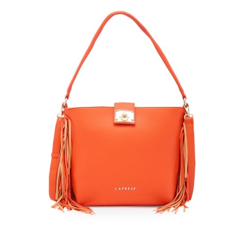 Image of Caprese Cindy Hobo, Orange-Medium | Stylish Shoulder Bag for Women | Spacious Compartment | Perfect for Casual & Daily Use