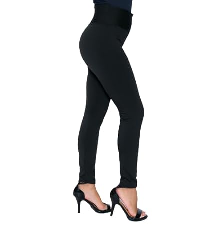 Kit 2 Calça Legging Forrada Termica Suplex Flanelada quentinha Cintura Alta Feminina