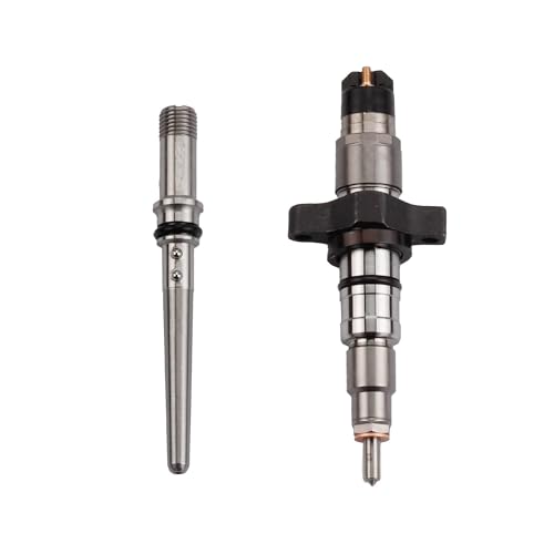 Dasbecan Diesel Fuel Injector With Connector Tube Compatible with 2004 2005 2006 2007 2008 2009 Dodge Ram 2500 3500 Cummins 5.9 Diesel Replace 0986435505 0445120238
