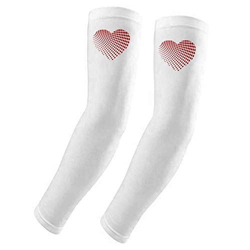 Funda para brazo de San Valentín térmica con lunares rojos para antebrazo y cuidado dérmico