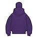 Cltopsku Airplane Hoodie With Eye Mask Women's Balaclava Hoodies Zip Up Fashion Double Layer Hoodies Jackets Fall Casual Hoodie Outerwear Sweatshir Dark Purple M