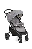 Automatische Faltverriegelung Joie Litetrax 4 Air Sportwagen Kinderwagen Buggy inkl. Regenverdeck Gray Flannel