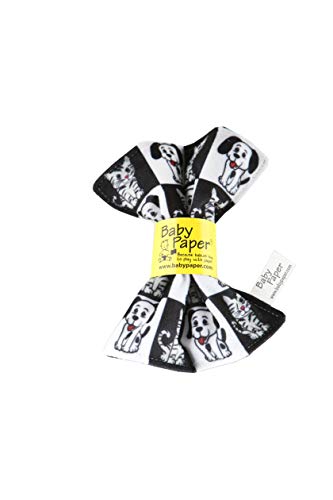 Image of Original Baby Paper - Crinkle Teether and Sensory Toy for Babies and Infants | Dog and Cat | Non-Toxic, Washable | Great for Baby Showers