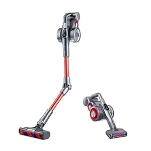 JIMMY H9 Flex elektrische bezem, draadloos, borstel met ingebouwde leds en vuilsensor, afneembare accu 80 minuten, 600 W, 200 AW