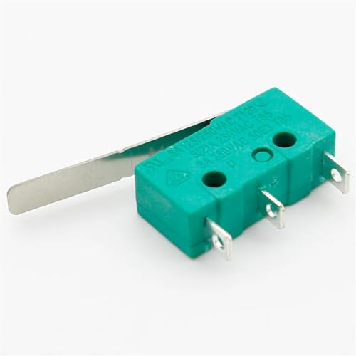 Microinterruptores táctiles de 3 pines NO+NC de 5A y mini interruptor de límite con palanca de 29mm 3