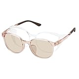 ボストン型 花粉・飛沫対策 2way サングラス (フード着脱可能) (ブラウン(ベージュ)・ZN261G04_41A1)｜PROTECT 2WAY｜ 花粉メガネ おしゃれ 紫外線防止 防風 防塵 UVカット ウイルス 保護メガネ 飛沫感染予防 メンズ レディース 男性用 女性用 ユニセックス