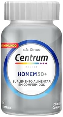 Centrum Homem 50 Mais Multivitaminico, com Vitamina D, Vitamina B...