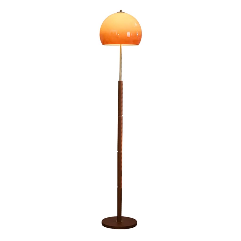 Lámpara de pie de madera maciza con diseño artesanal wabi-sabi y acabado elegante 6