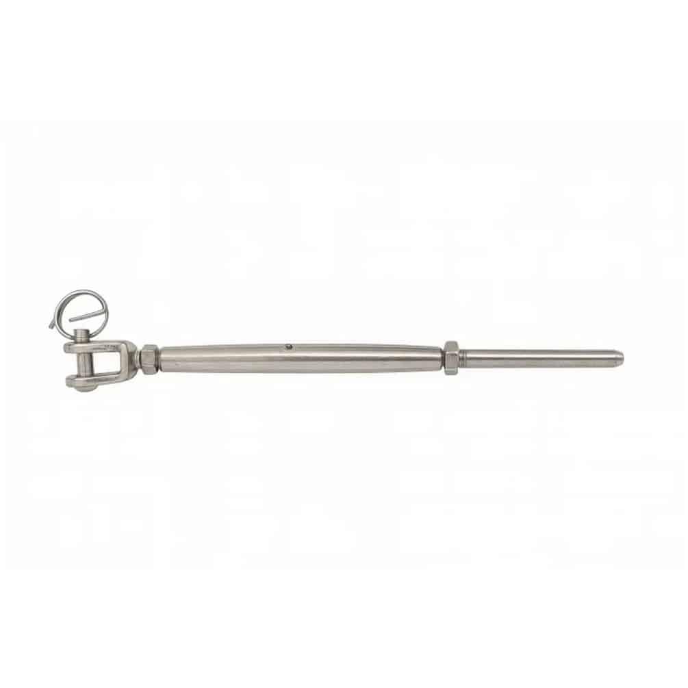 D-Work - 1 corridore a massetto fisso saldato + punta a crimpare 12 mm, in acciaio inox A4