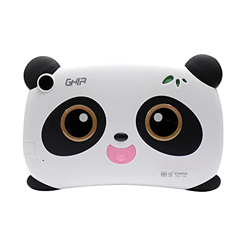 Tabletas, Personal Computer GHIA Tablet Kids Panda GTPND7BWN. Pantalla de 7 Pulgadas, A50 Quadcore, 1GB de RAM, 16GB de Almacenamiento, 2500 mAh, Android 9 GO Edition