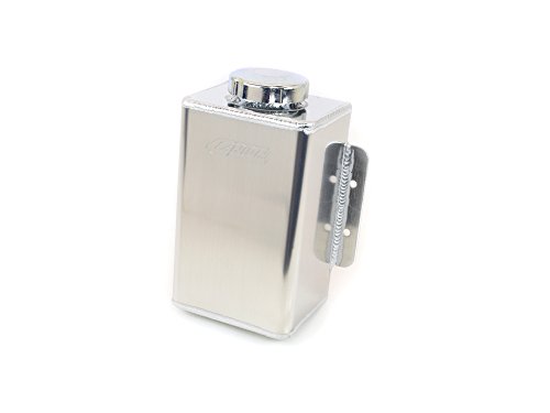 Canton Recovery Tank, Coolant, 2 qt, 8 in Tall, 5 in Wide, 1/4 in NPT Female Inlet, 1/4 in NPT Female Outlet, Aluminum, Natural, Each