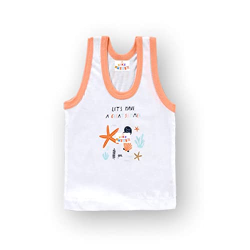 Image of KIKE Baby boy Sando,Sando Kids Boys,Baby Banyan boy,Baby Sandow,Kids ganji,Kids Under Vest,Under Shirt Boys,Banyan Kids,New Born Baby Inner,baniyan Baby boy pack of 6