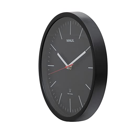 MAUL MAULjump Wall Clock Diameter 30.5 cm, Black, Breite: 310 mm x Tiefe: 42 mm x Höhe: 310 mm - Image 2
