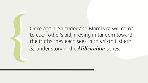 The Girl Who Lived Twice: A Lisbeth Salander Novel: 6